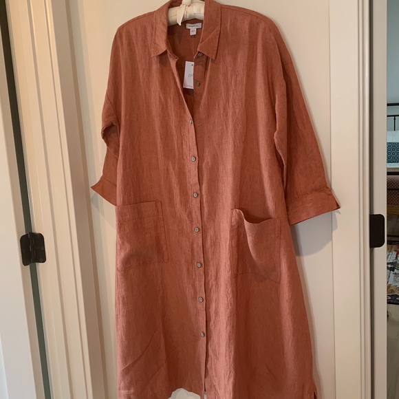 J. Jill Dresses J Jill Linen Shirt Dress Nwt Hard To Find Poshmark